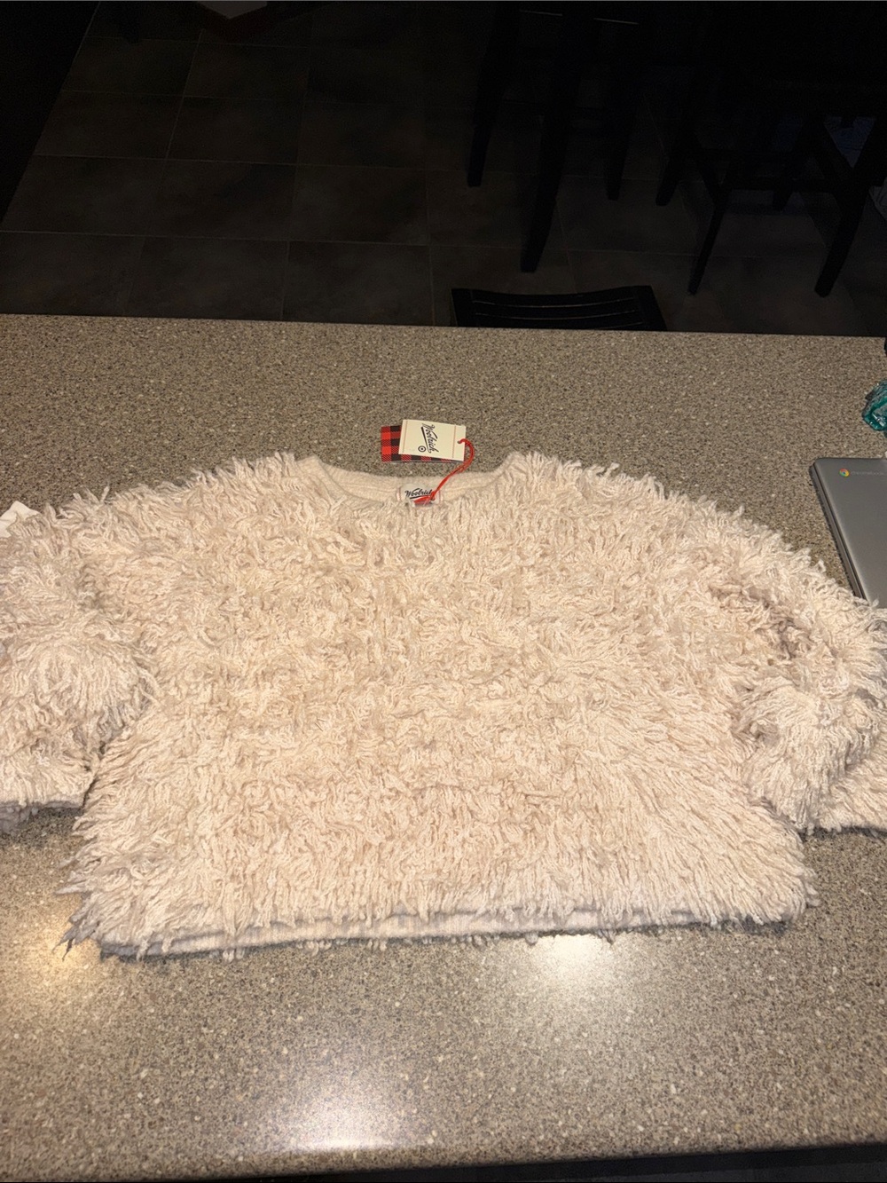 Woolrich Cozy Shaggy Crewneck Sweater - Cream